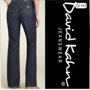 David Kahn size 6 denim jeans boot cut